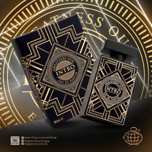 عطر ادکلن اینیشیو عود فور گریتنس فراگرنس ورد (Fragrance world Initio Oud for Greatness)