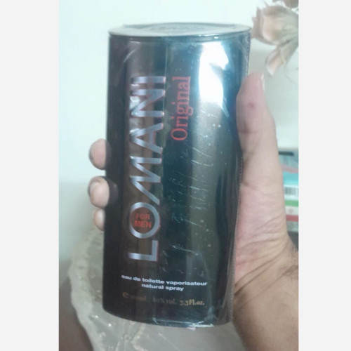 ادکلن LOMANI ORIGINAL لومانی اورجینال اصل مردانه حجم ۱۰۰ میل